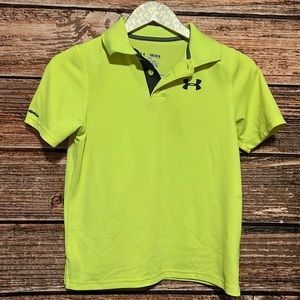 Under Armour Neon Yellow Polo